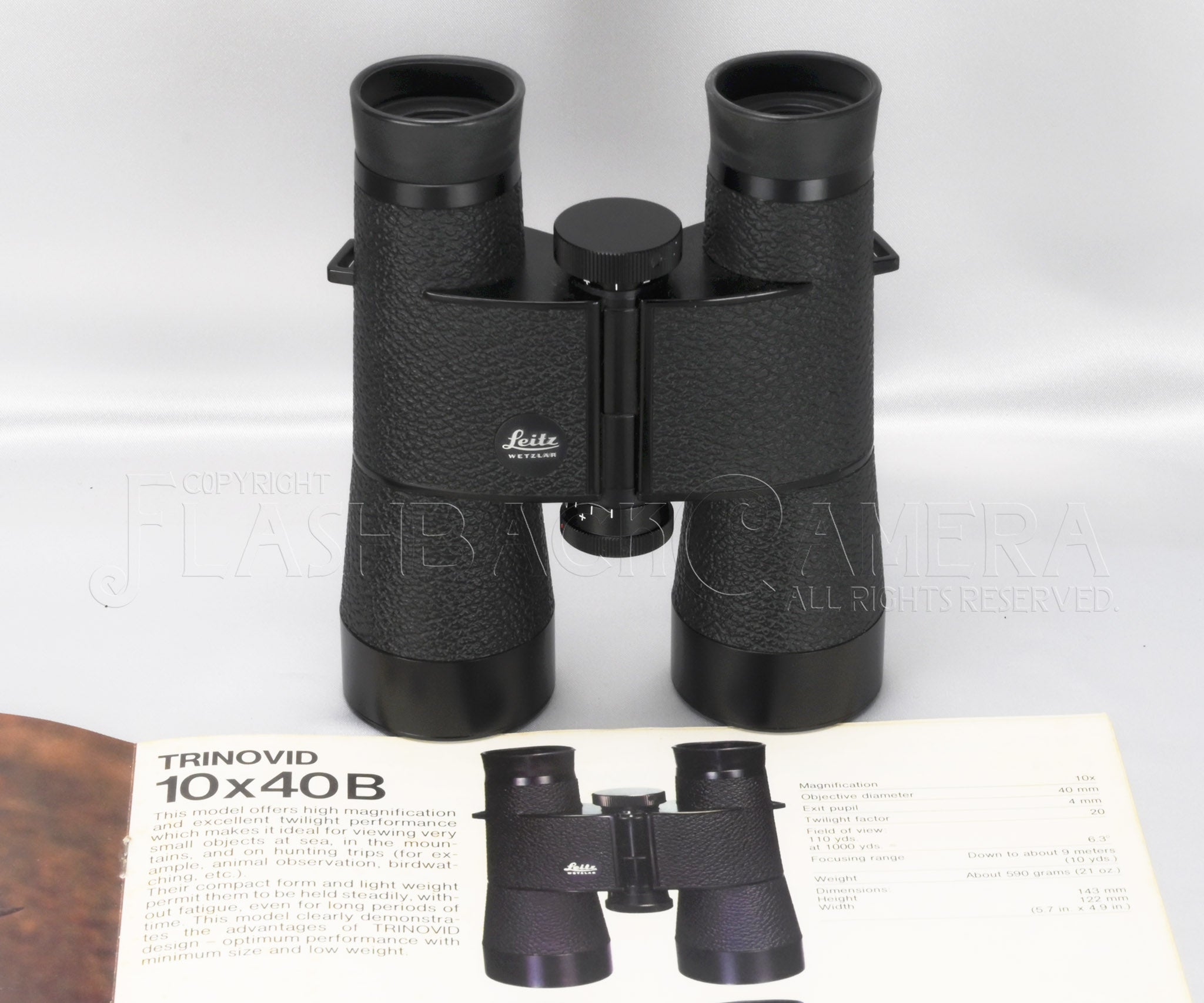 Leitz Binoculars Trinovid 10x40B – FLASHBACK CAMERA