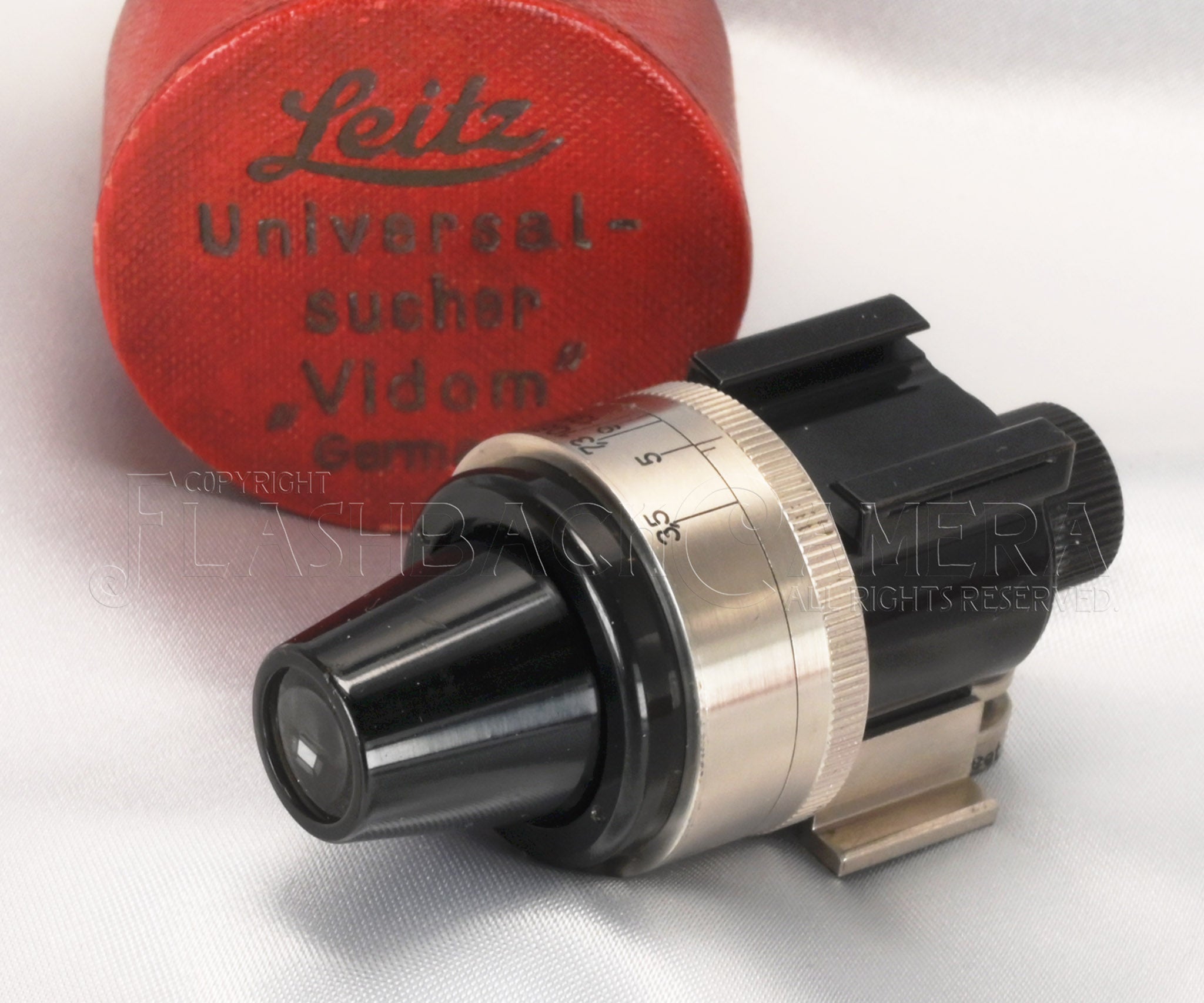 Leitz VIDOM Finder Black / Nickel – FLASHBACK CAMERA