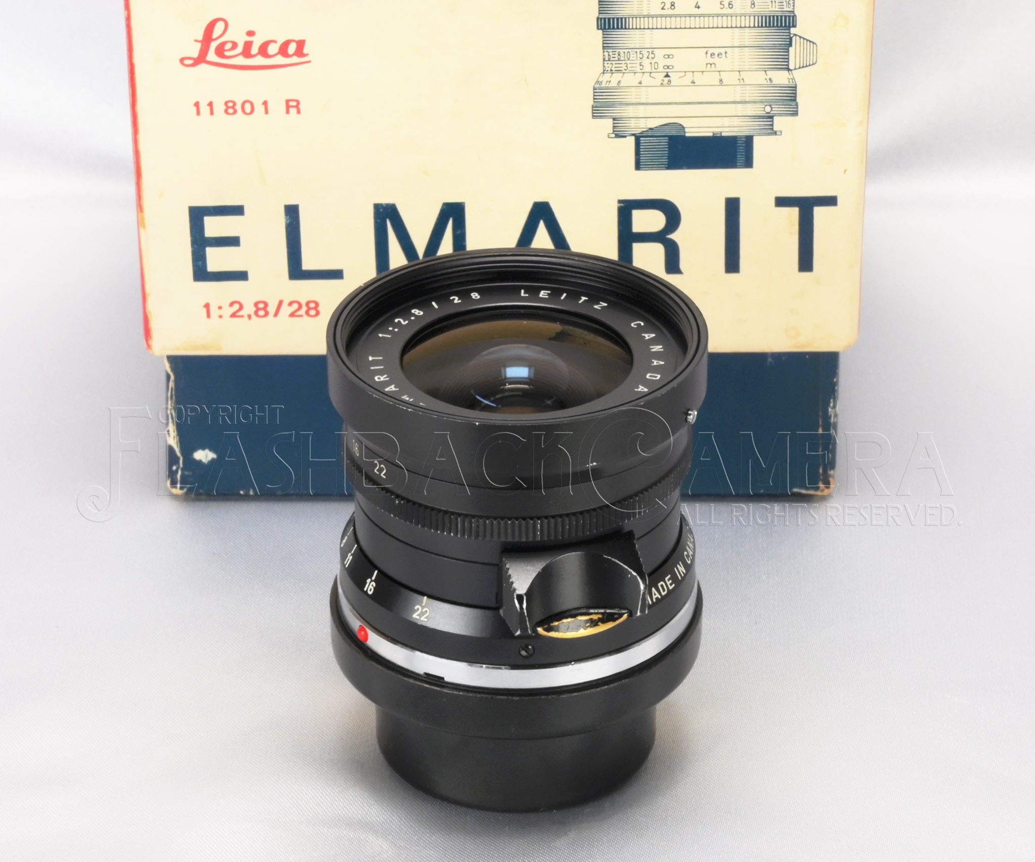 Elmarit 28mm f2.8 (M) Red Scale – FLASHBACK CAMERA