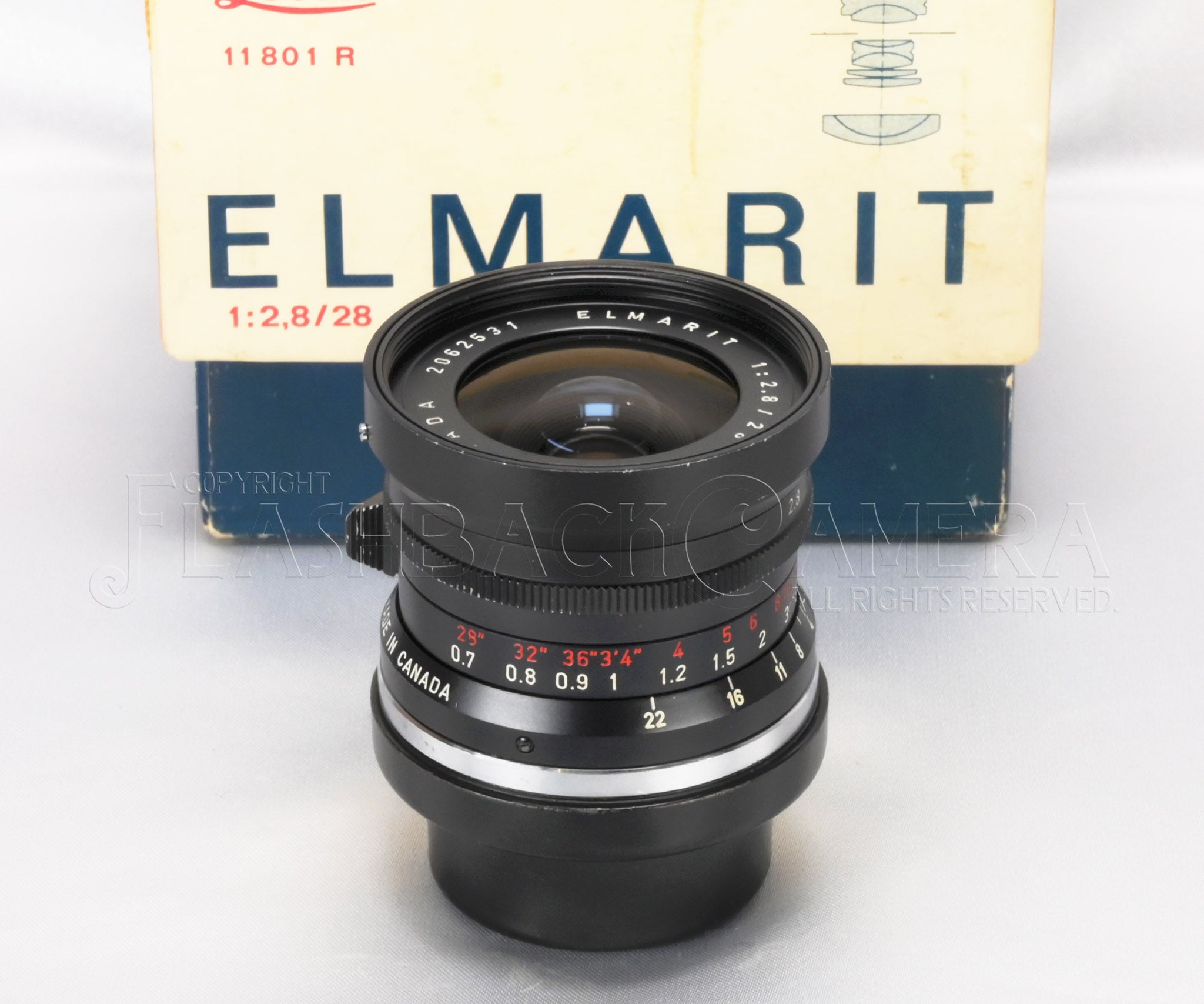 Elmarit 28mm f2.8 (M) Red Scale – FLASHBACK CAMERA