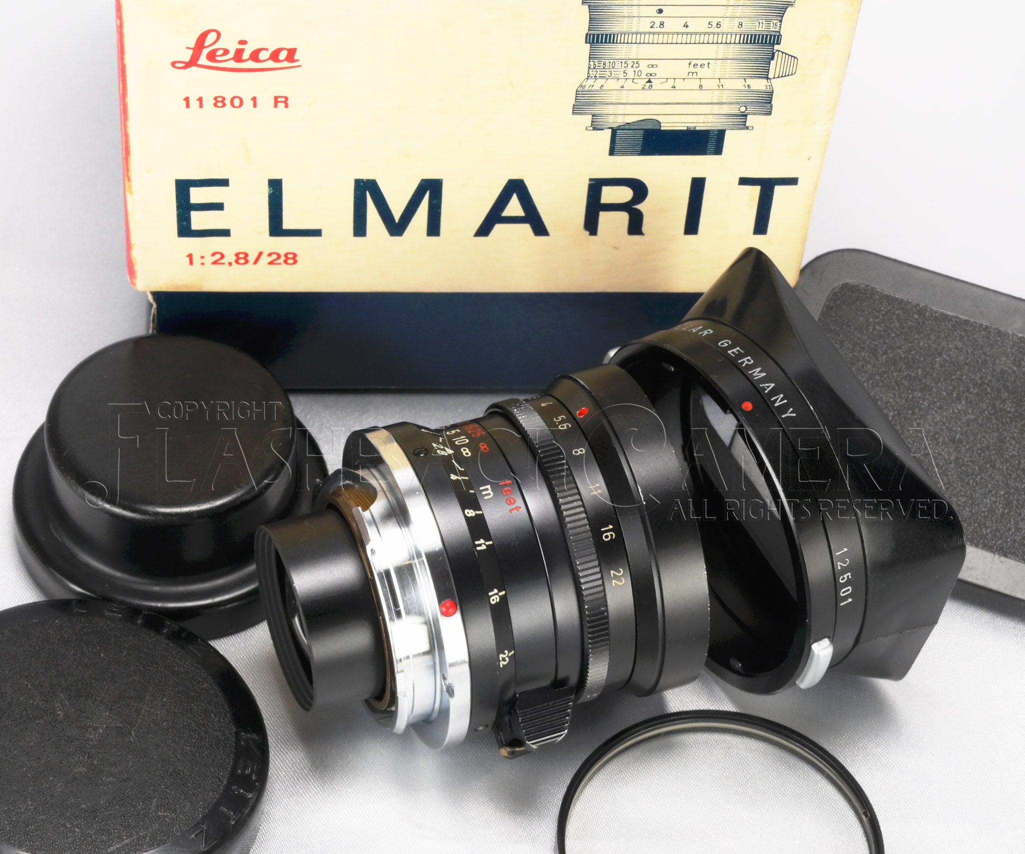 Elmarit 28mm f2.8 (M) Red Scale – FLASHBACK CAMERA