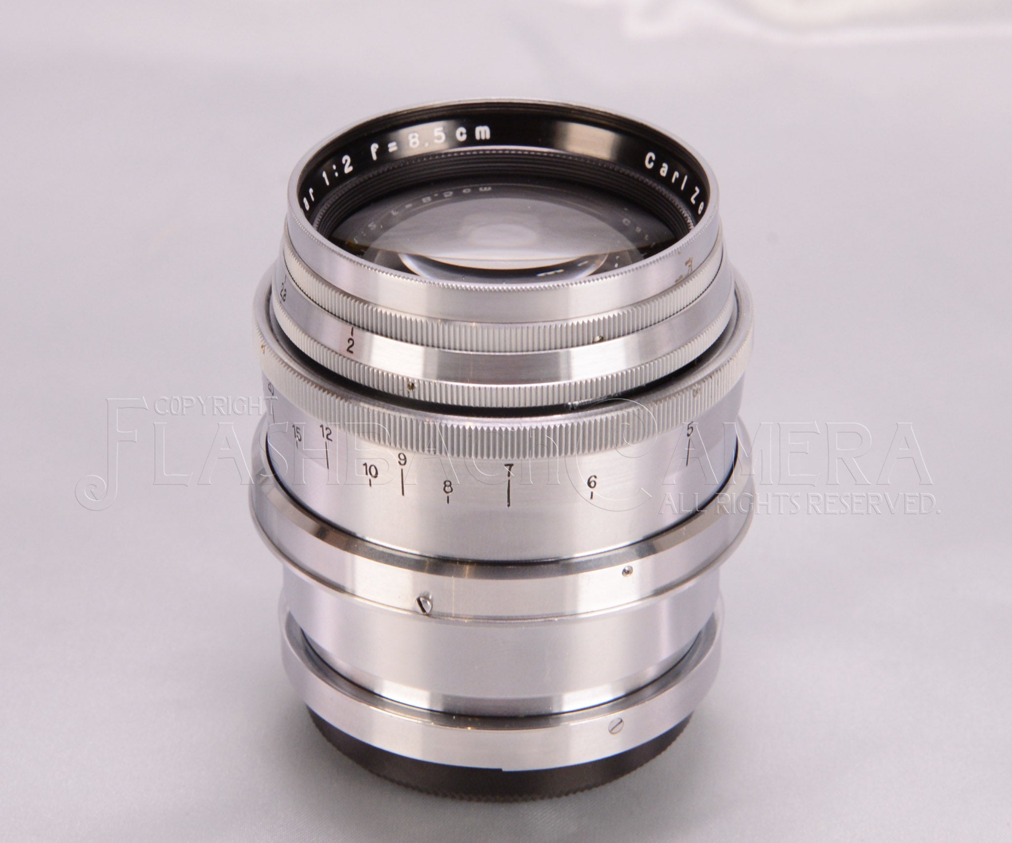 コンタックス　ゾナー　Sonnar T* 85mm F2.8 MMJ Sonnar 85mm f2 (Contax) – FLASHBACK CAMERA