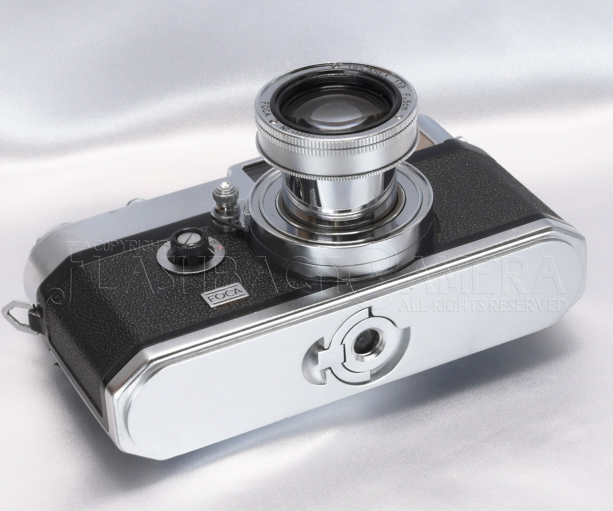 Foca Universal RC + Oplarex 50mm f1.9 – FLASHBACK CAMERA