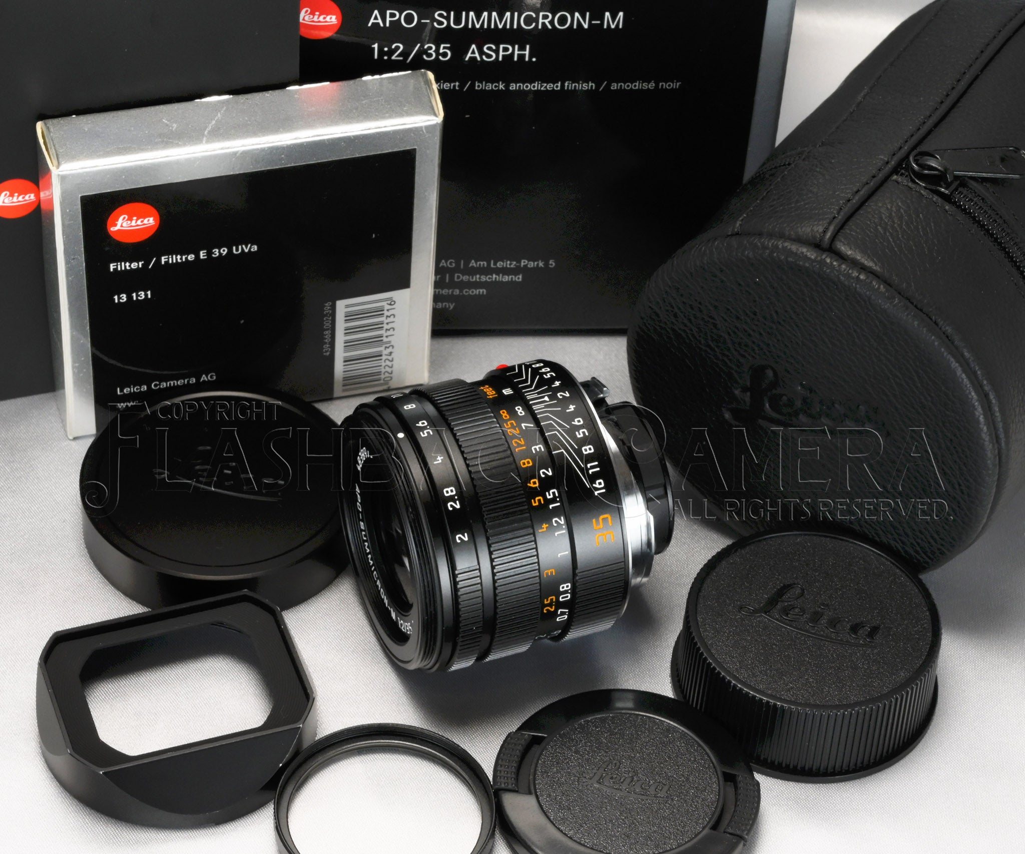 Apo-Summicron-M 35mm f2 ASPH (M) Black – FLASHBACK CAMERA