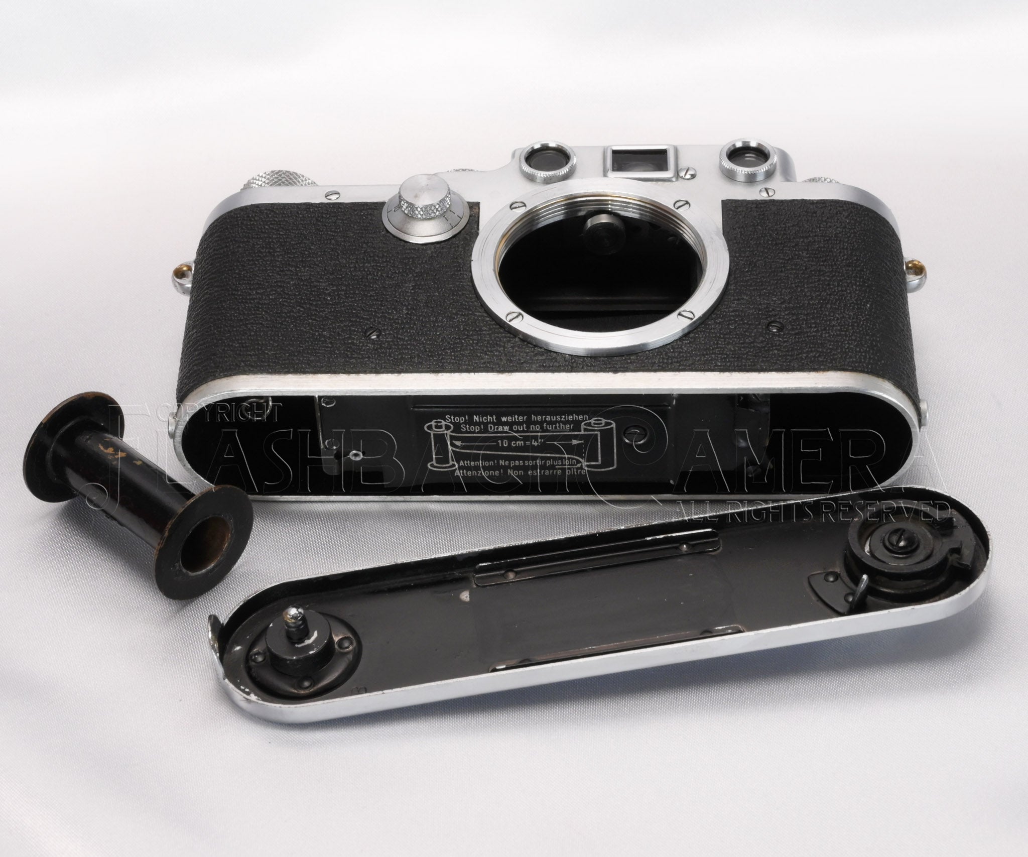 Leica IIc / IIIf Black Dial – FLASHBACK CAMERA