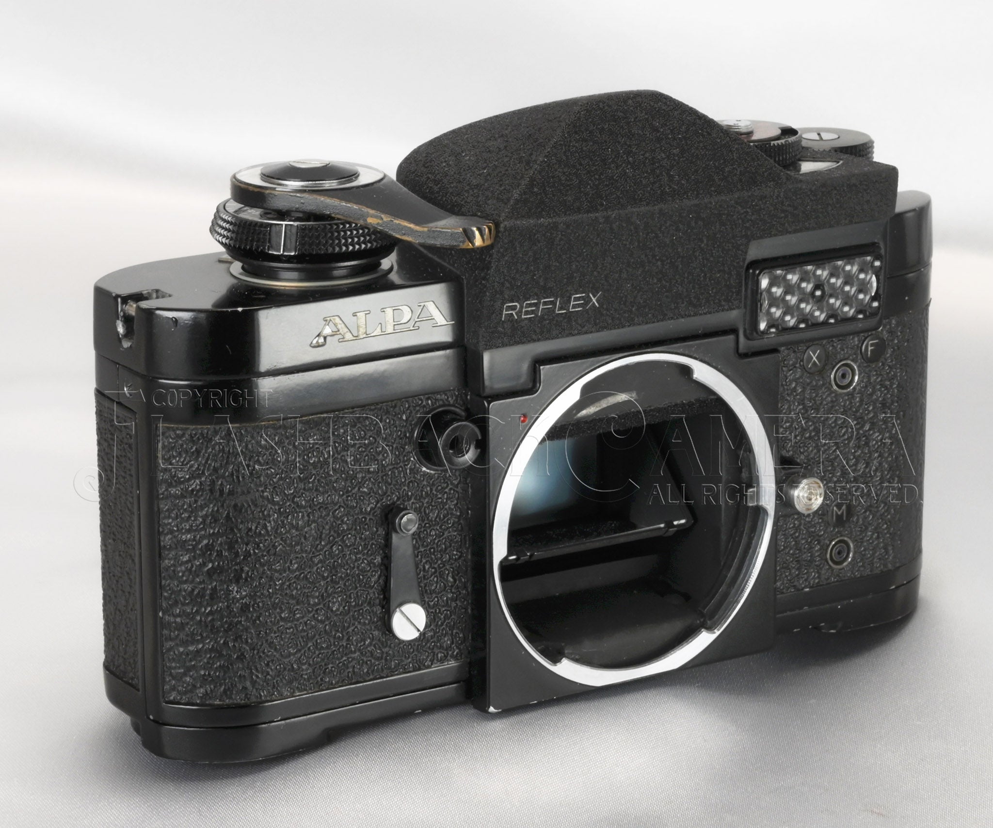 ALPA REFLEX アルパ6C フィルム一眼レフカメラ Alpa Reflex Mod. 6c Chrome 35mm SLR Film Camera Body -No Meter- [EXC-]