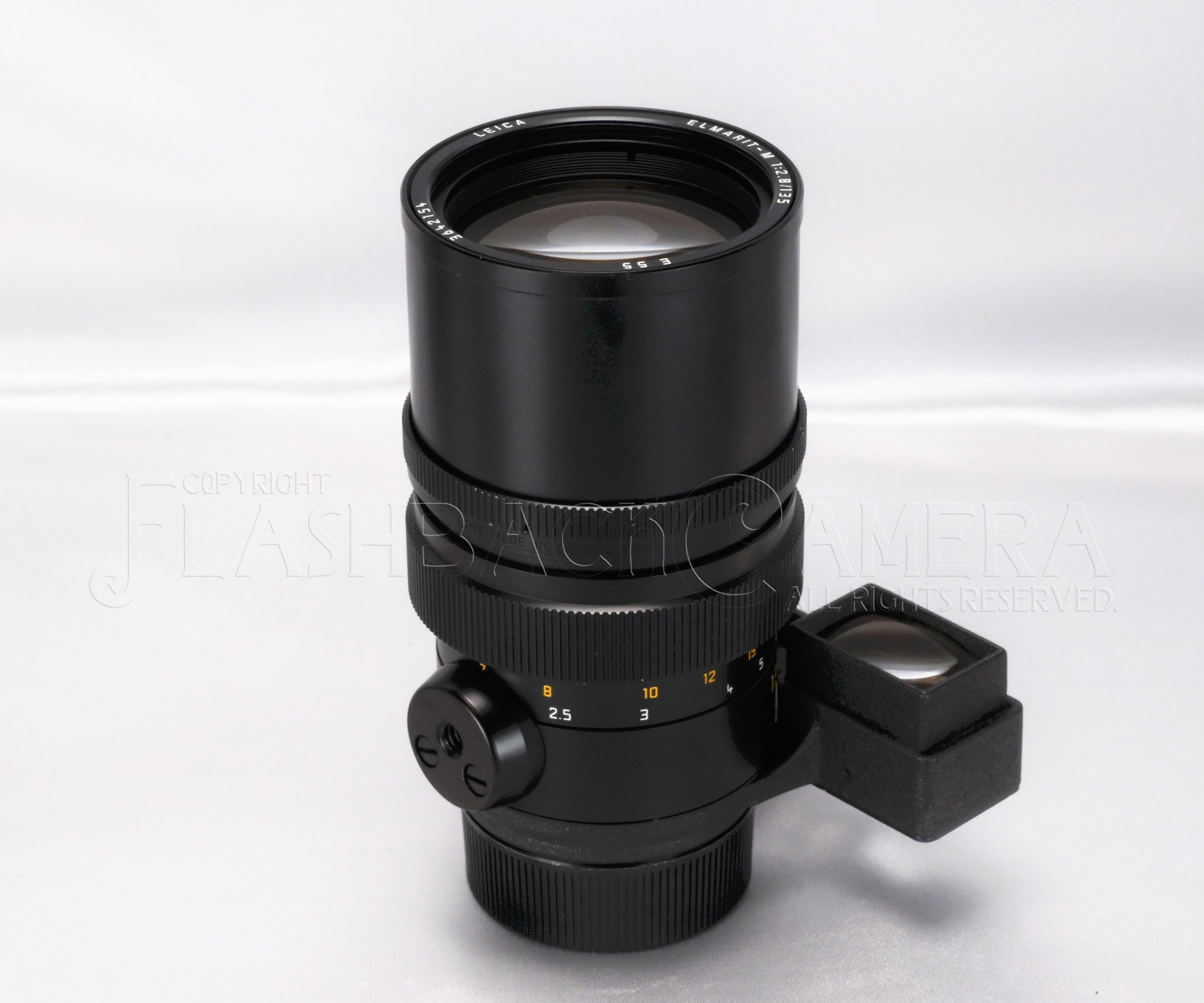 【ミント品】Leica Elmarit-M 135mm F2.8 3rd（眼鏡付 Elmarit-M 135mm f2.8 (M) – FLASHBACK CAMERA