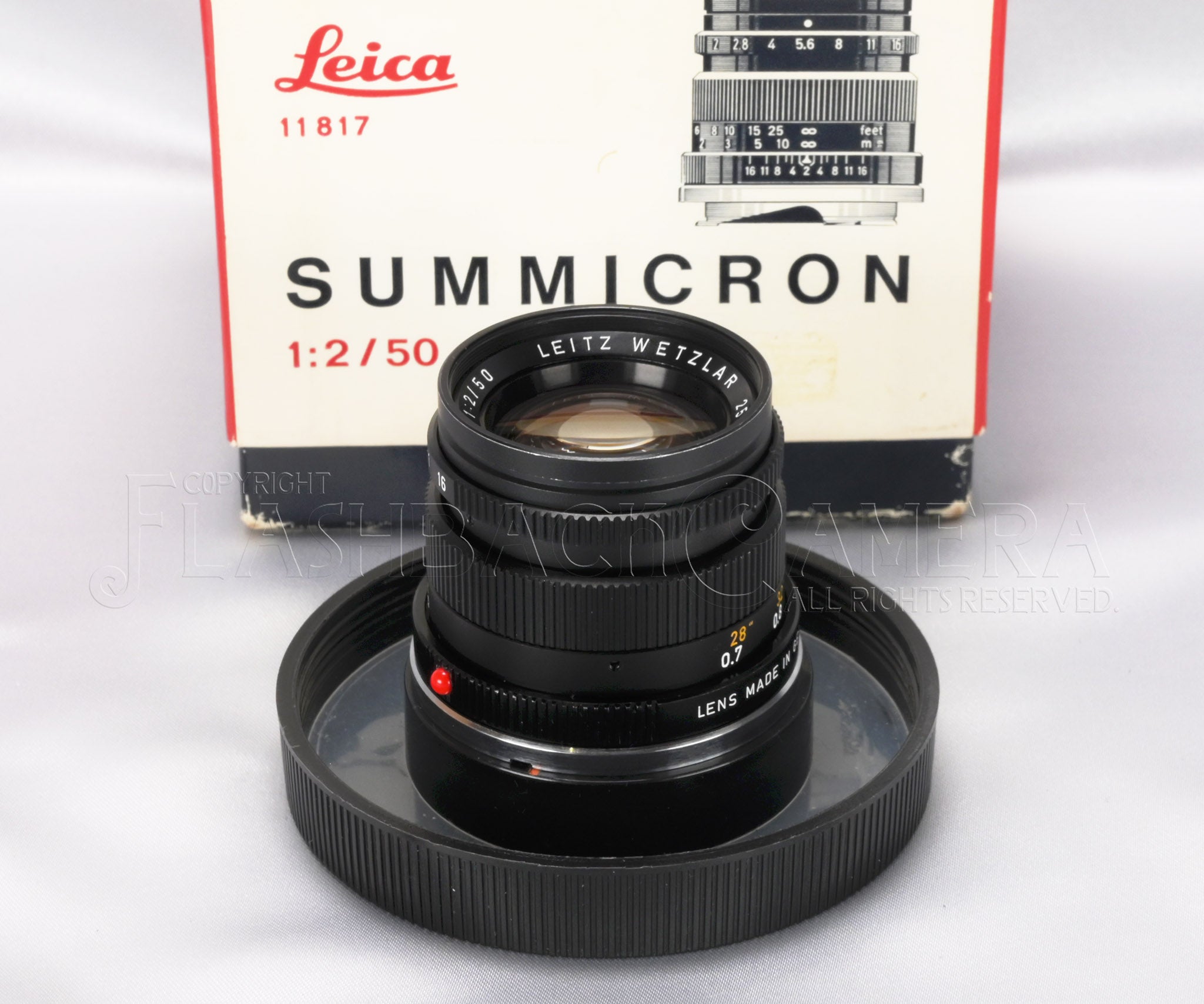 Summicron 50mm f2 (M) Black – FLASHBACK CAMERA