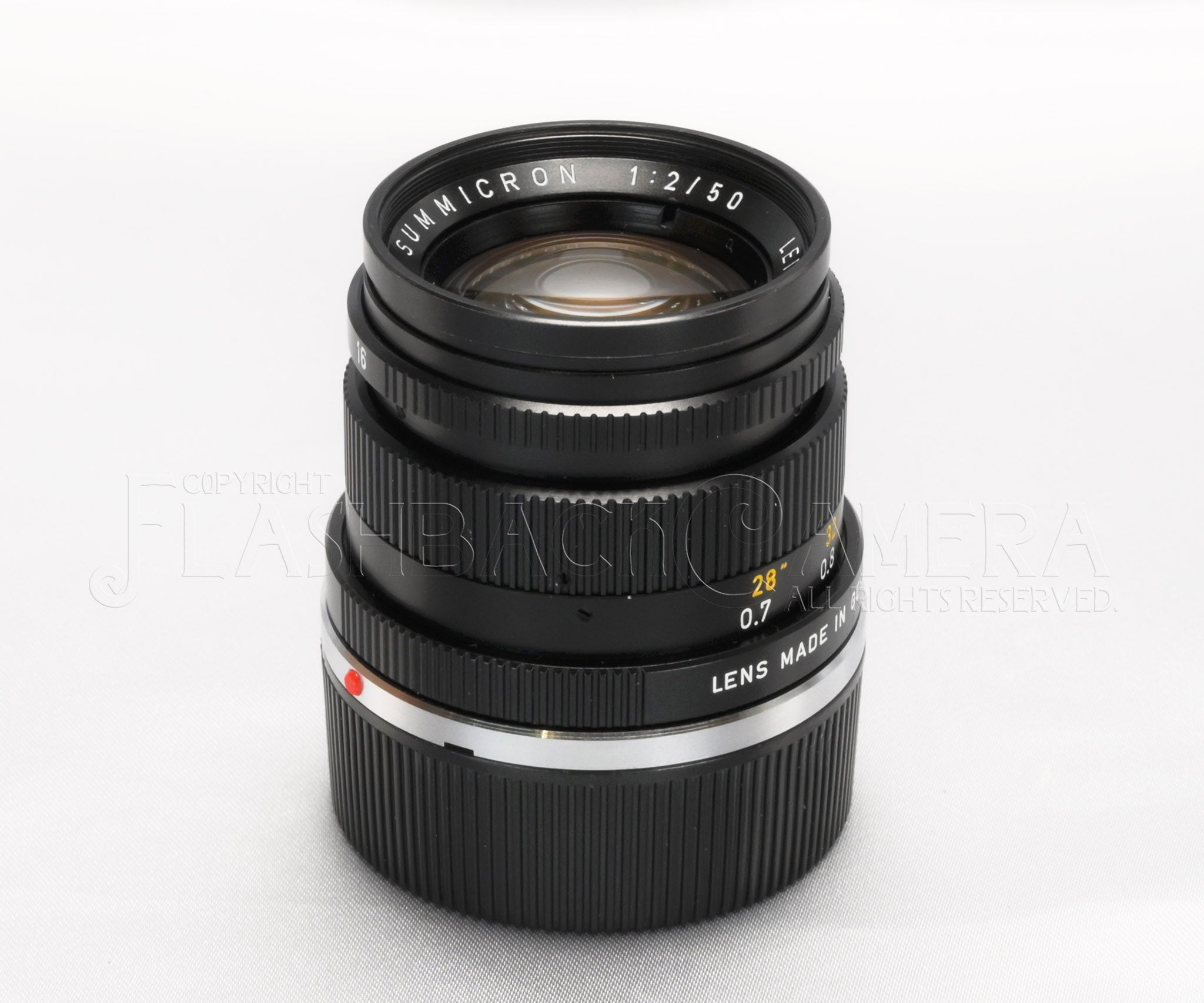 Summicron 50mm f2 (M) Black – FLASHBACK CAMERA