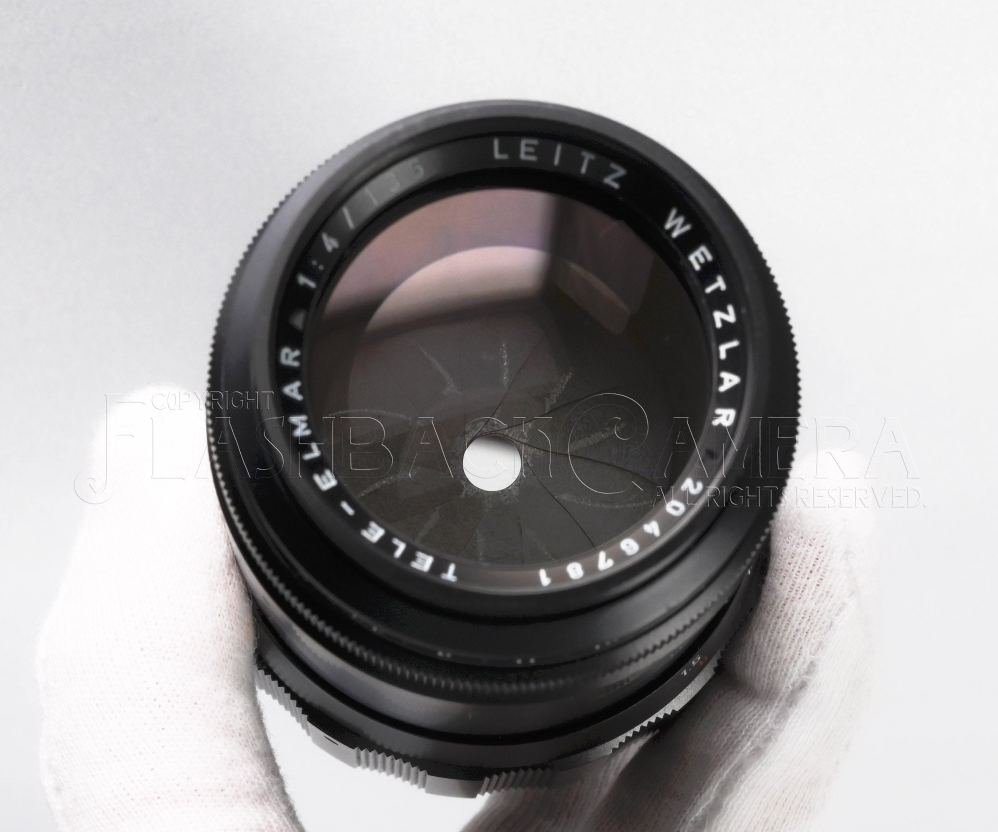 LEITZ TELE-ELMAR 135mm f/4 レンズ 赤文字　良品 Elmar-M 4/135mm