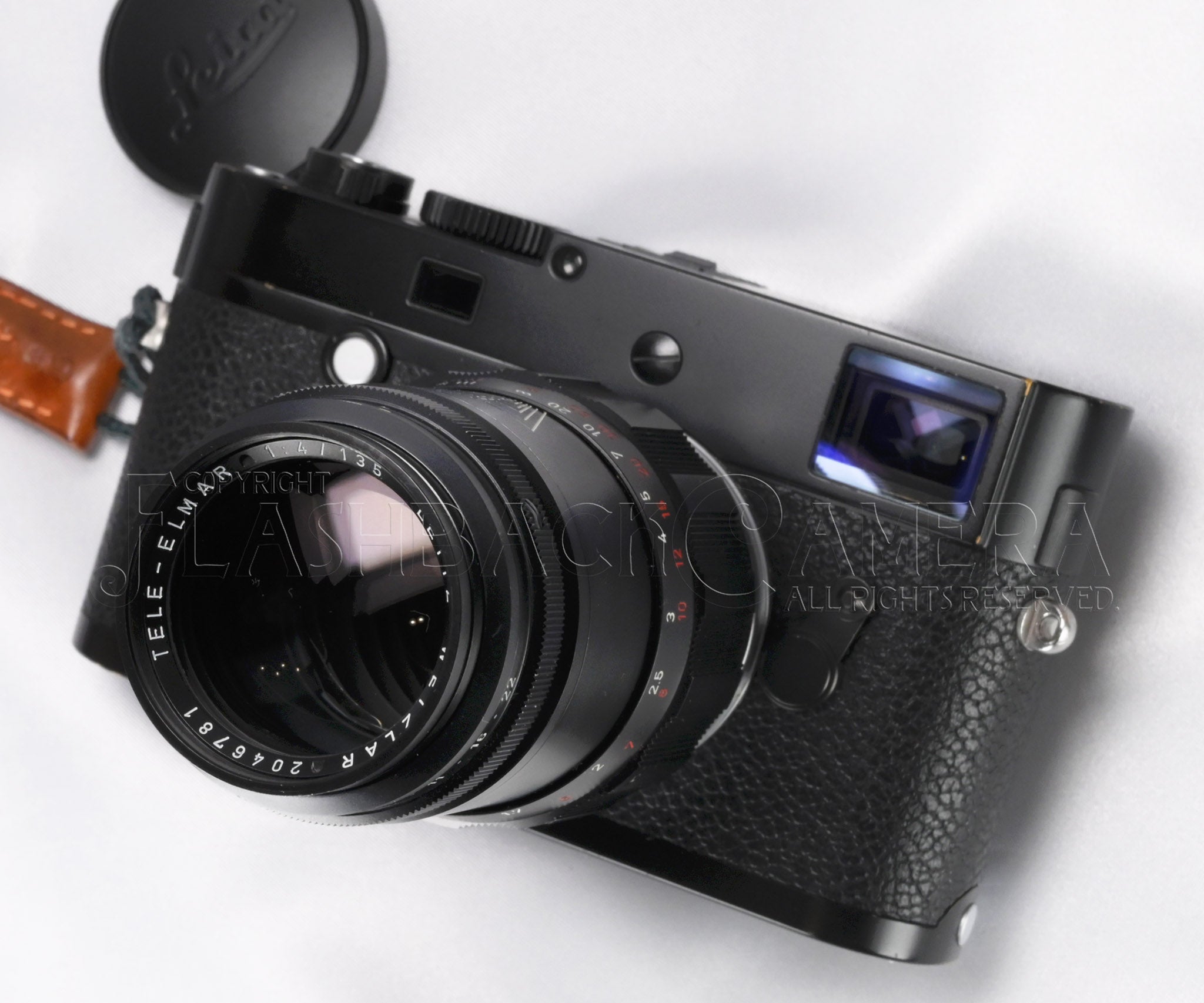 Tele-Elmar 135mm f4 (M) Red Scale – FLASHBACK CAMERA