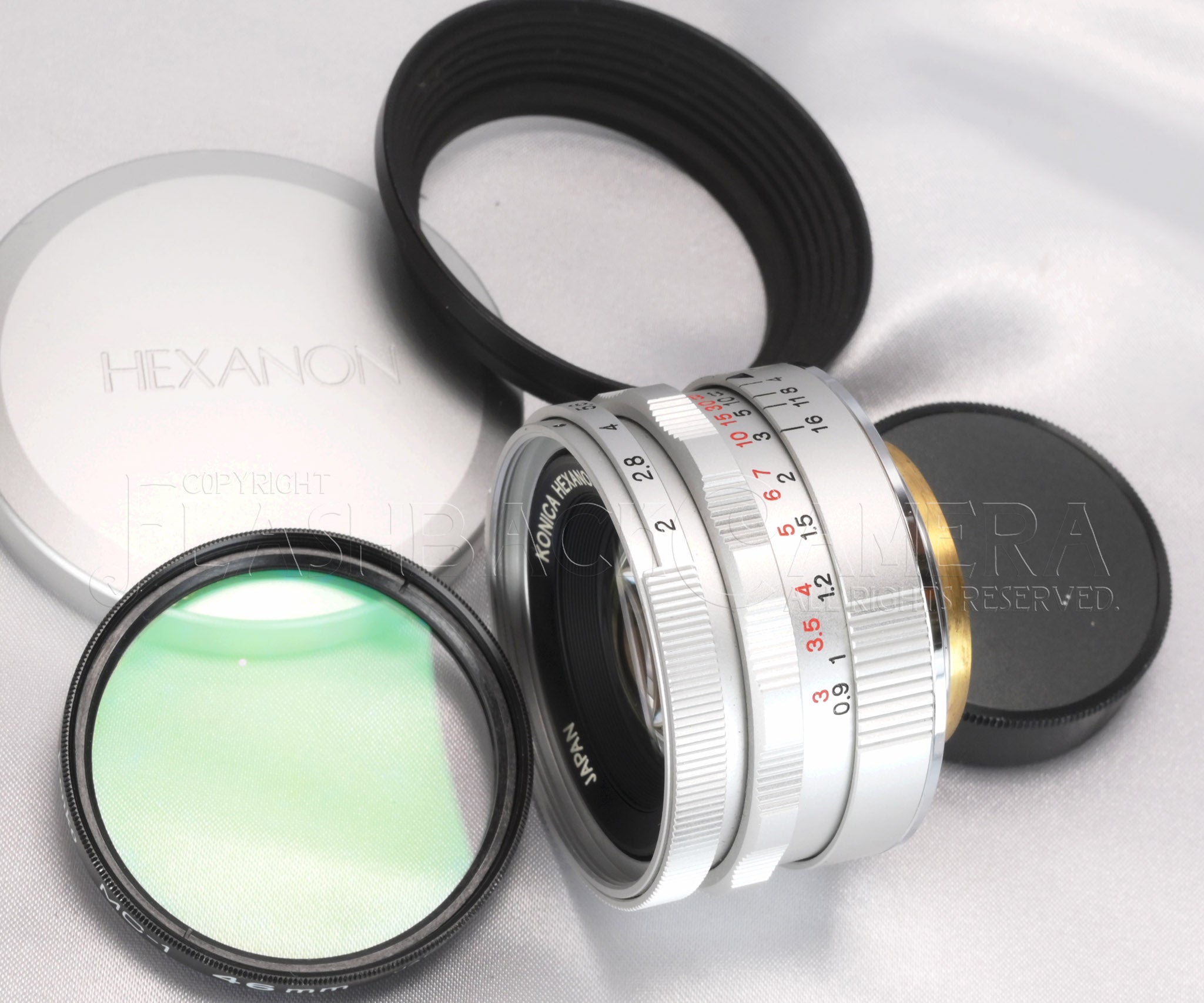 Hexanon 35mm f2 (L) Silver – FLASHBACK CAMERA