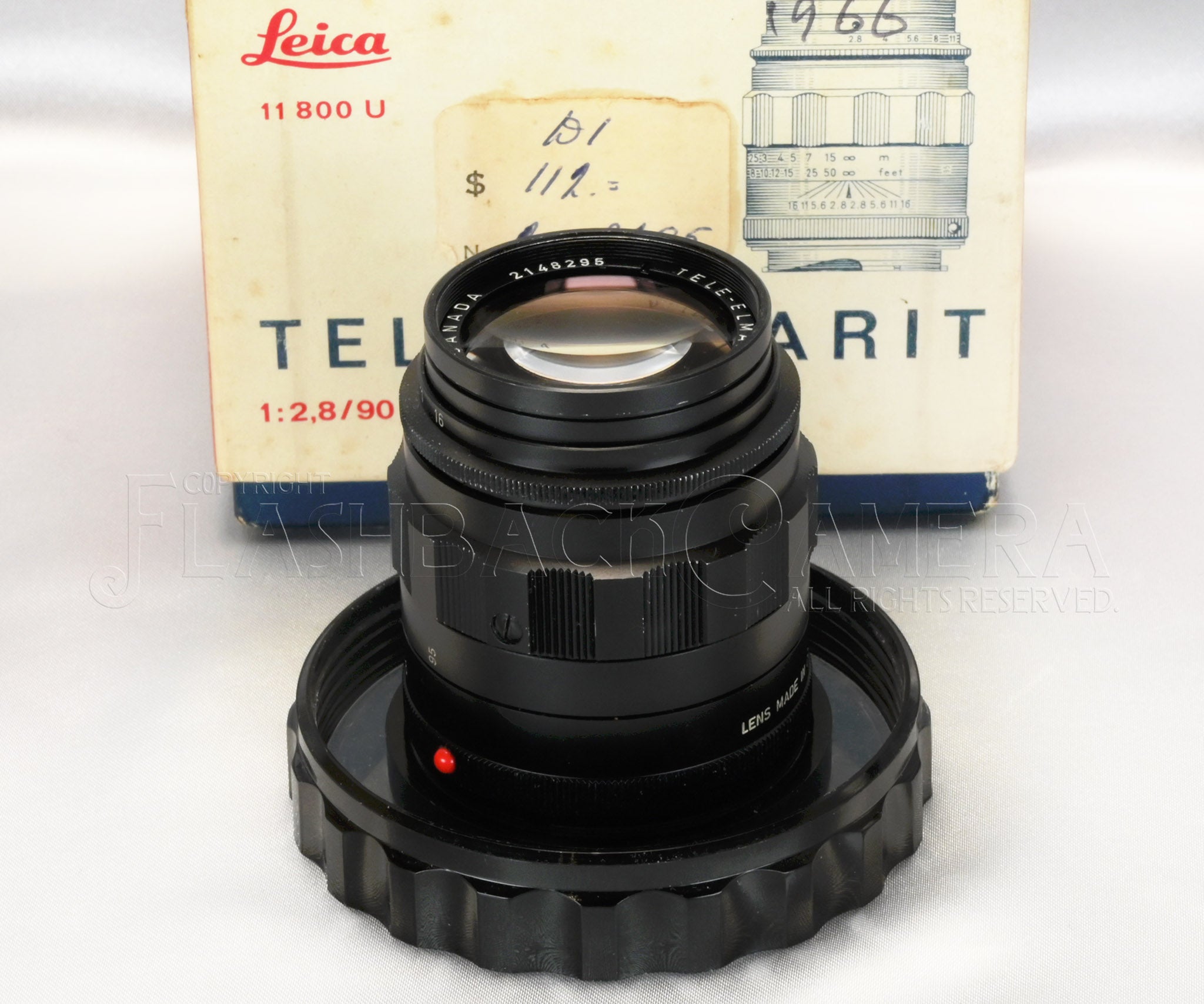 Tele-Elmarit 90mm f2.8 (M) Black – FLASHBACK CAMERA