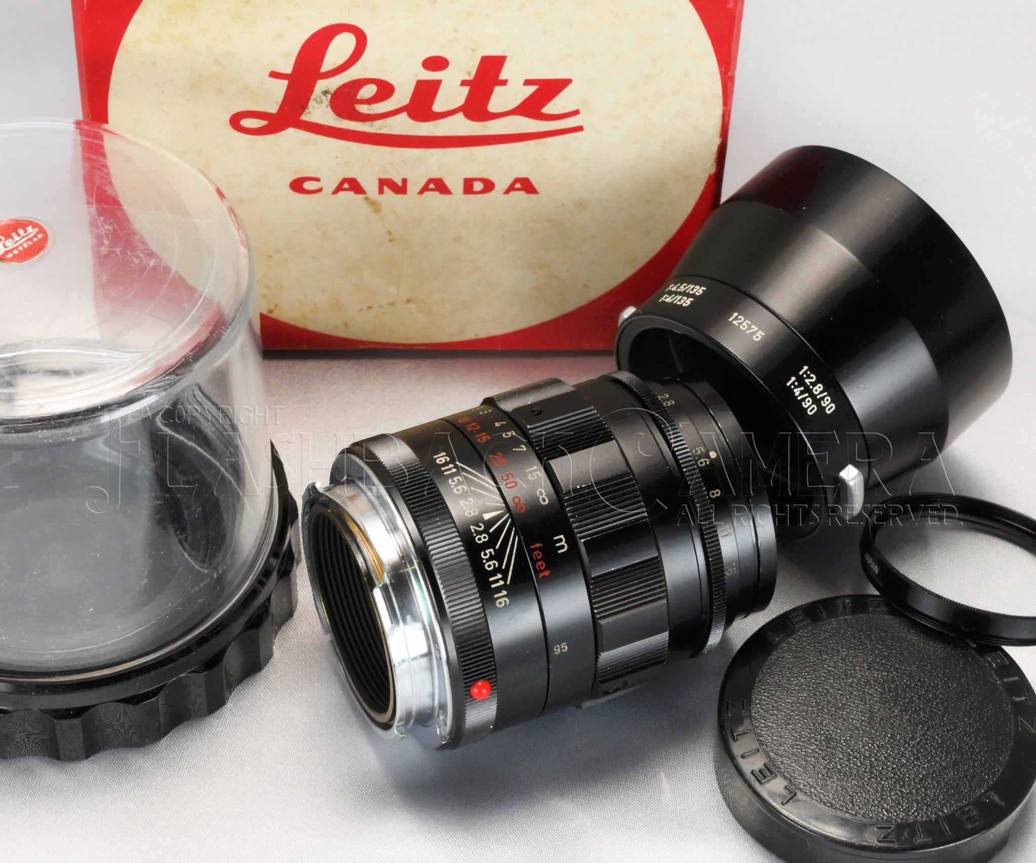 Tele-Elmarit 90mm f2.8 (M) Black – FLASHBACK CAMERA