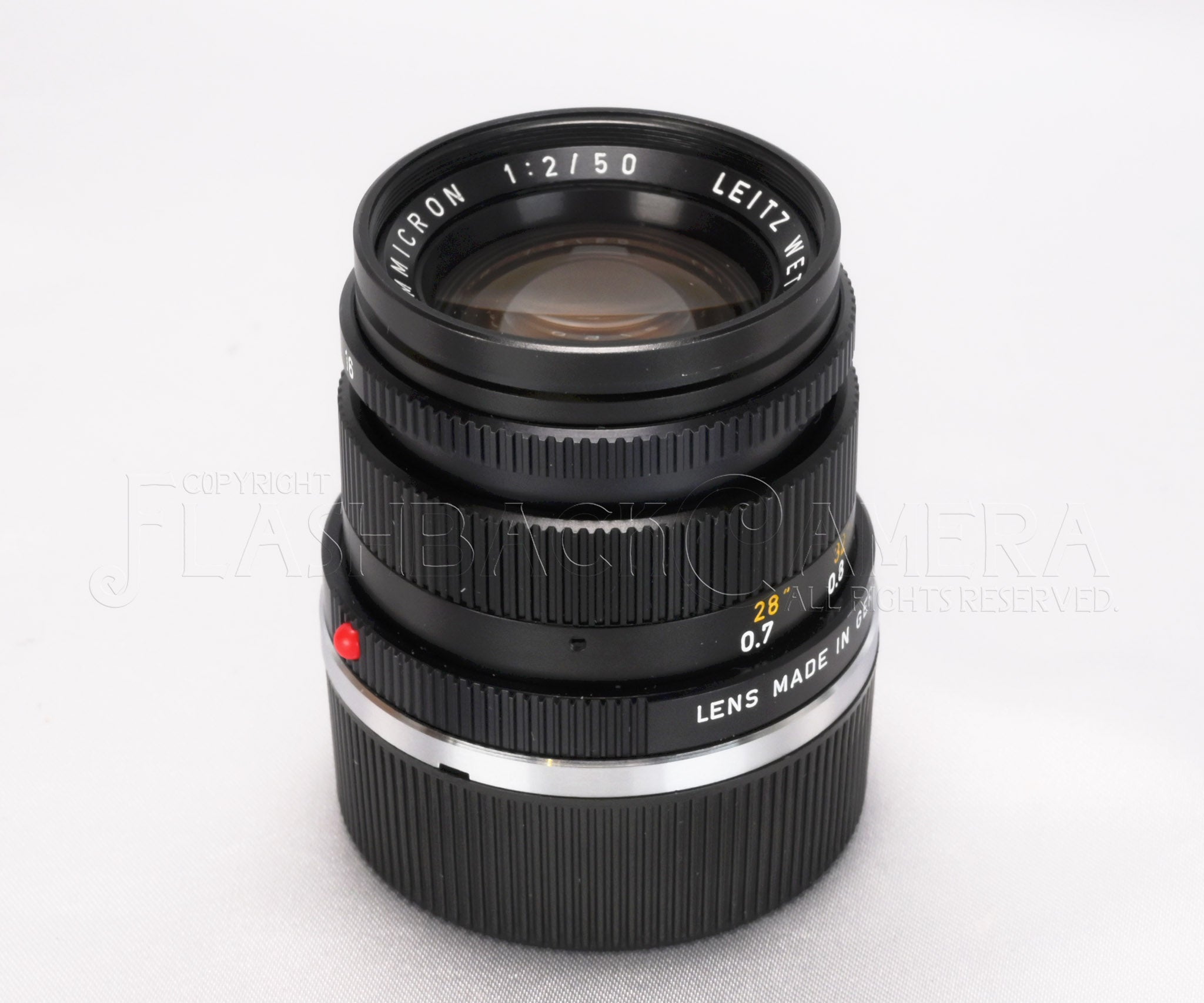 Summicron 50mm f2 (M) Black – FLASHBACK CAMERA