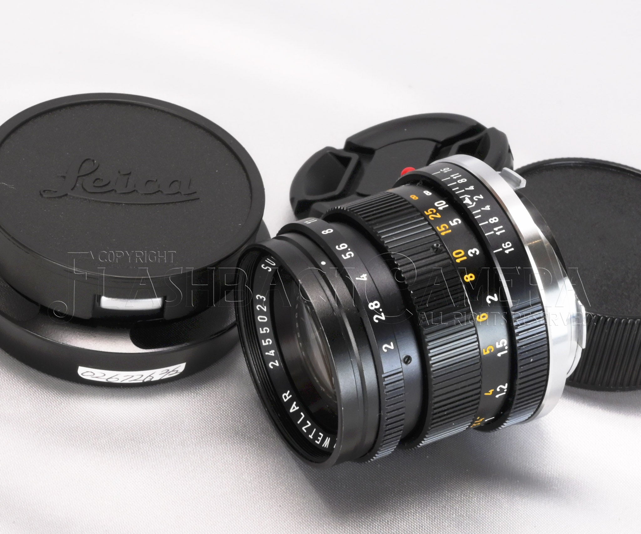 Summicron 50mm f2 (M) Black – FLASHBACK CAMERA