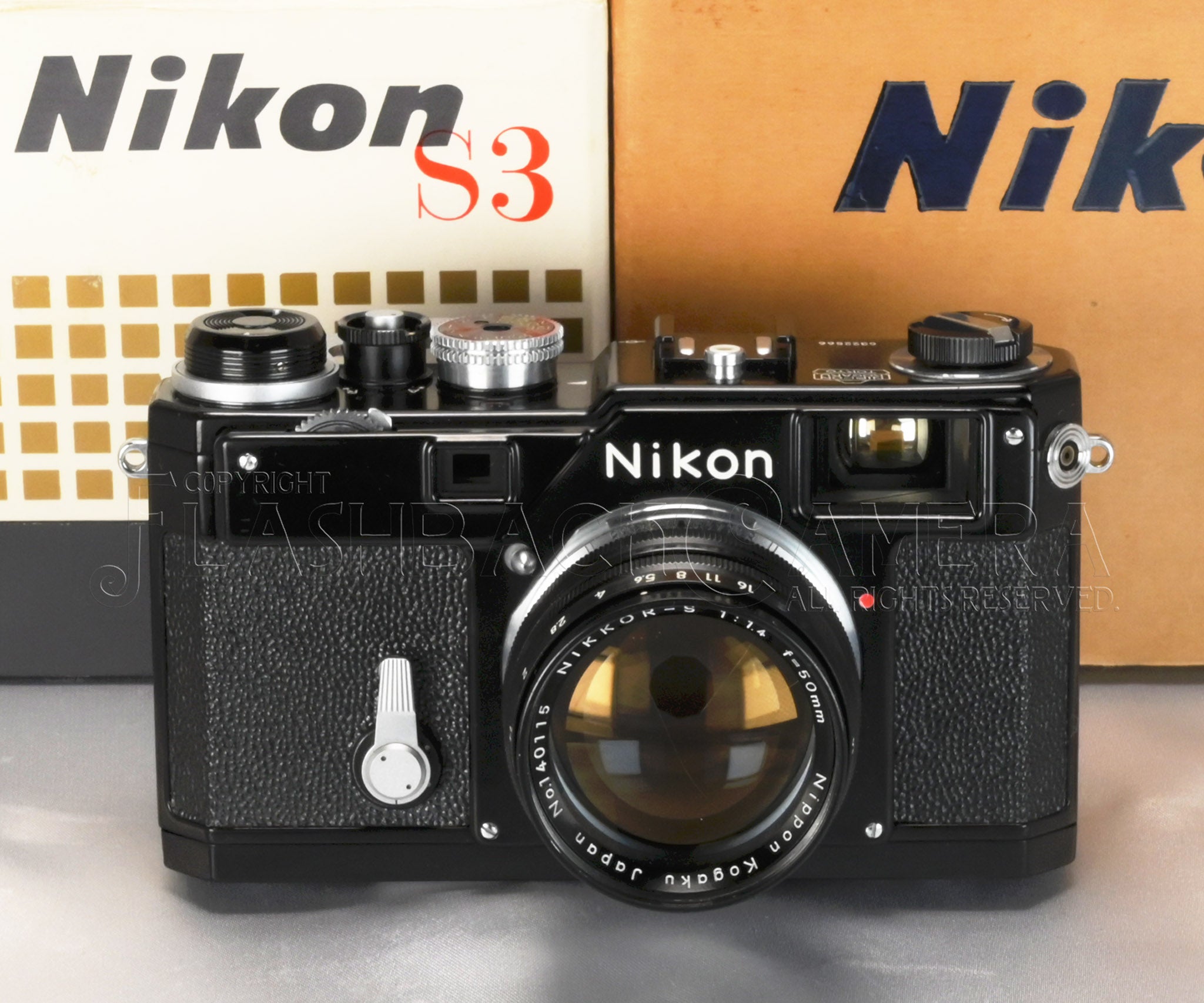 Nikon S3 Olympic Black Paint – FLASHBACK CAMERA