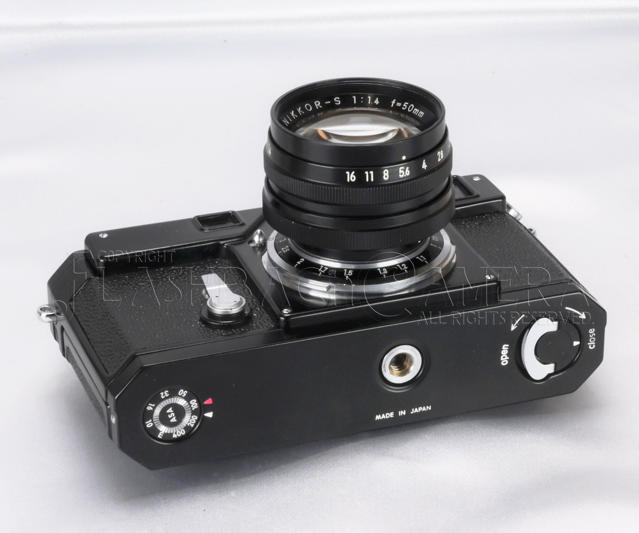 Nikon S3 Olympic Black Paint – FLASHBACK CAMERA