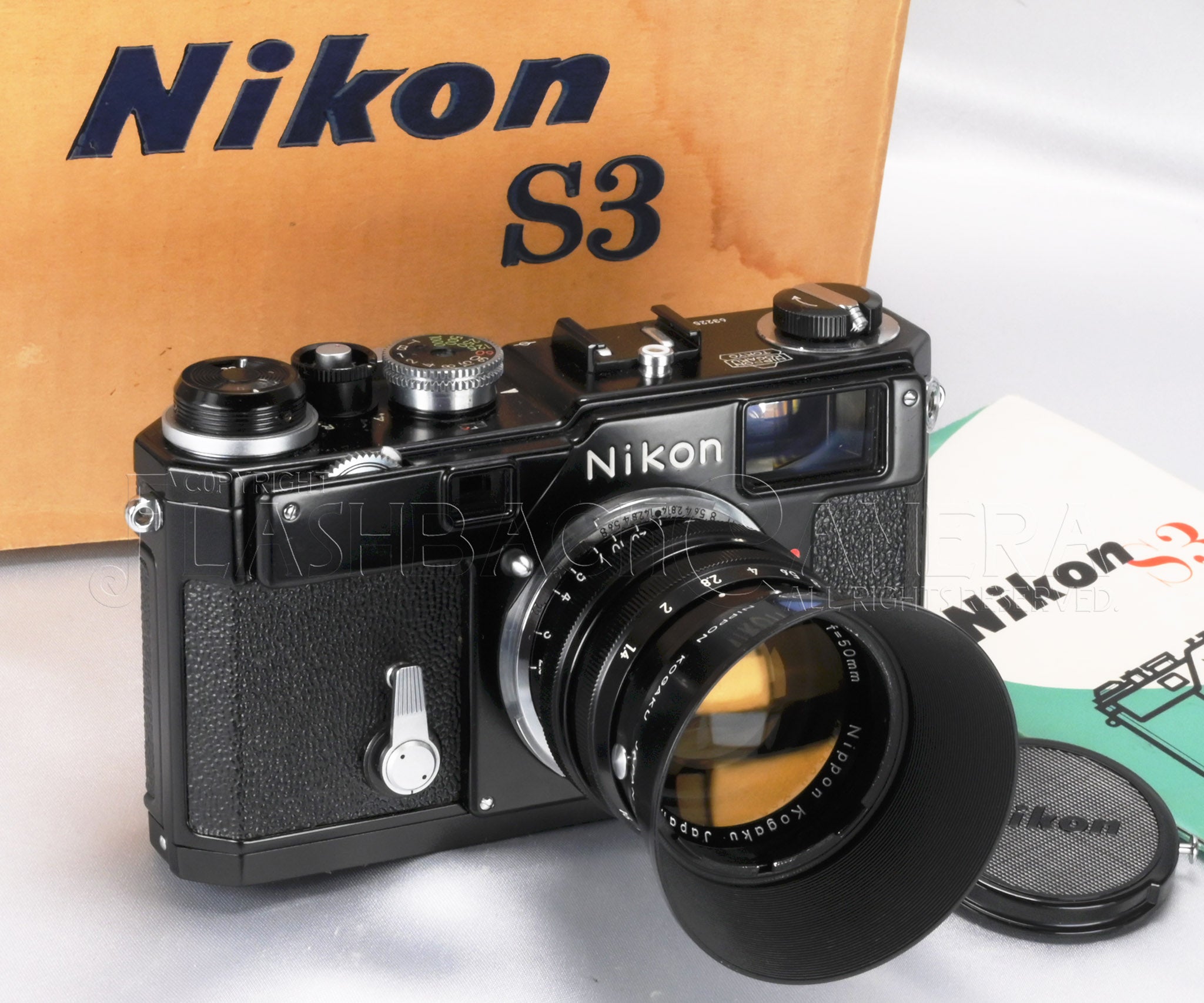 Nikon S3 Olympic Black Paint – FLASHBACK CAMERA