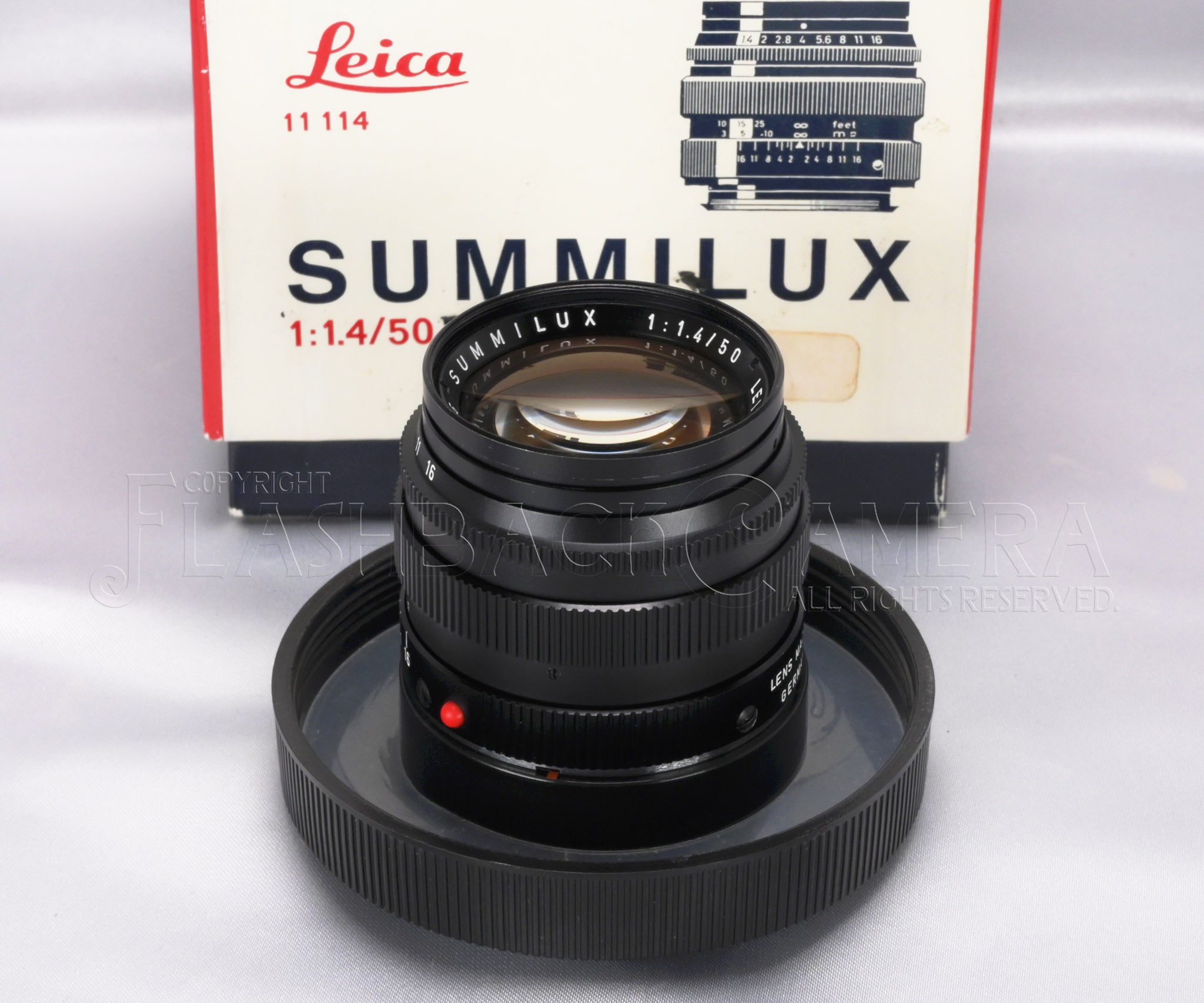 Summilux 50mm f1.4 (M) Black – FLASHBACK CAMERA