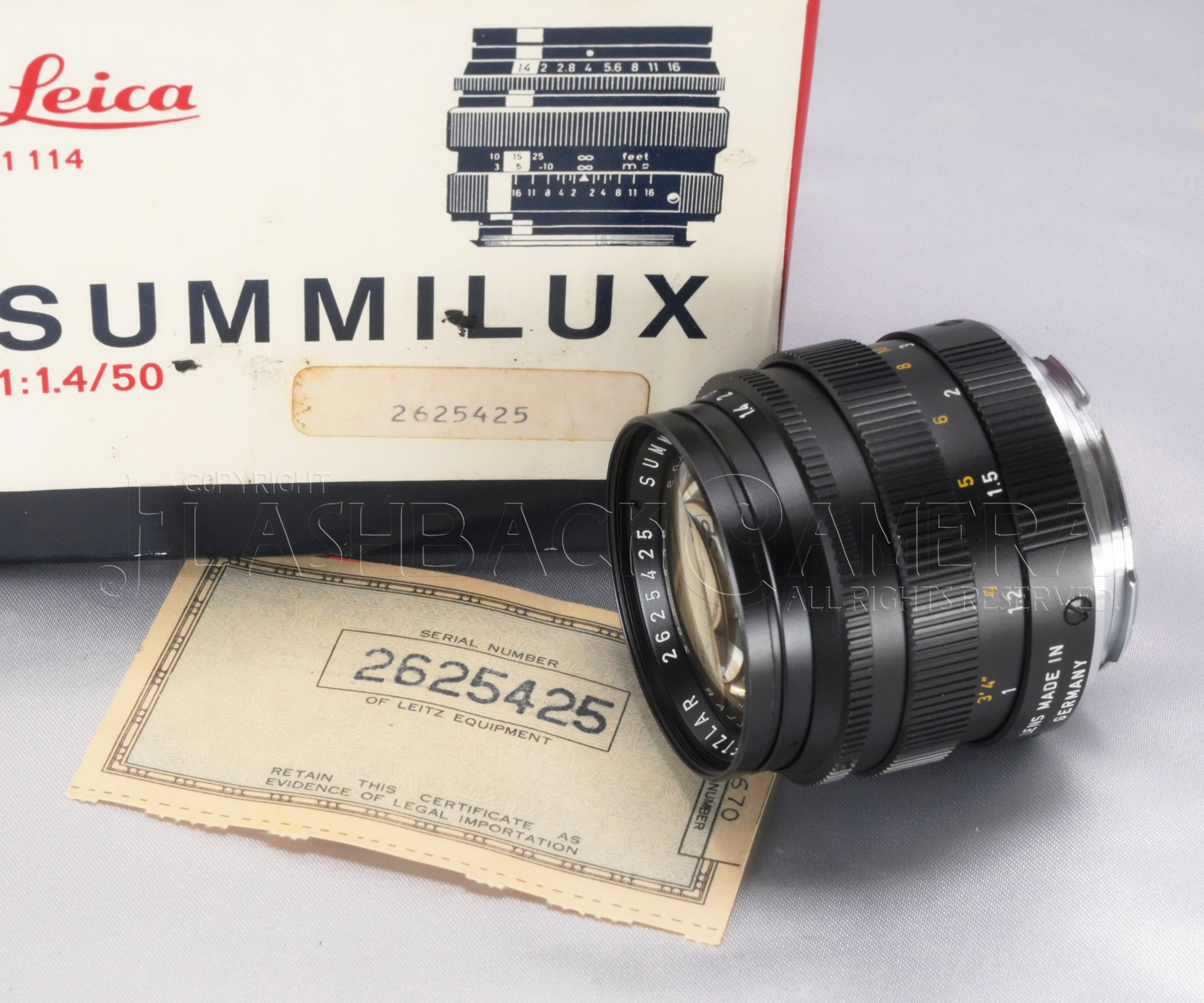 Summilux 50mm f1.4 (M) Black – FLASHBACK CAMERA
