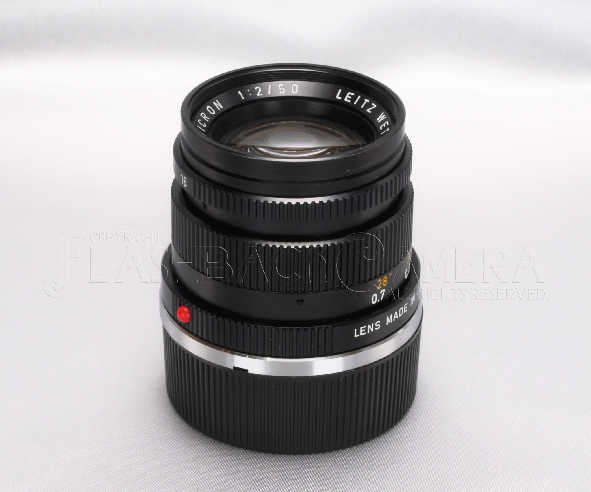 Summicron 50mm f2 (M) Black – FLASHBACK CAMERA