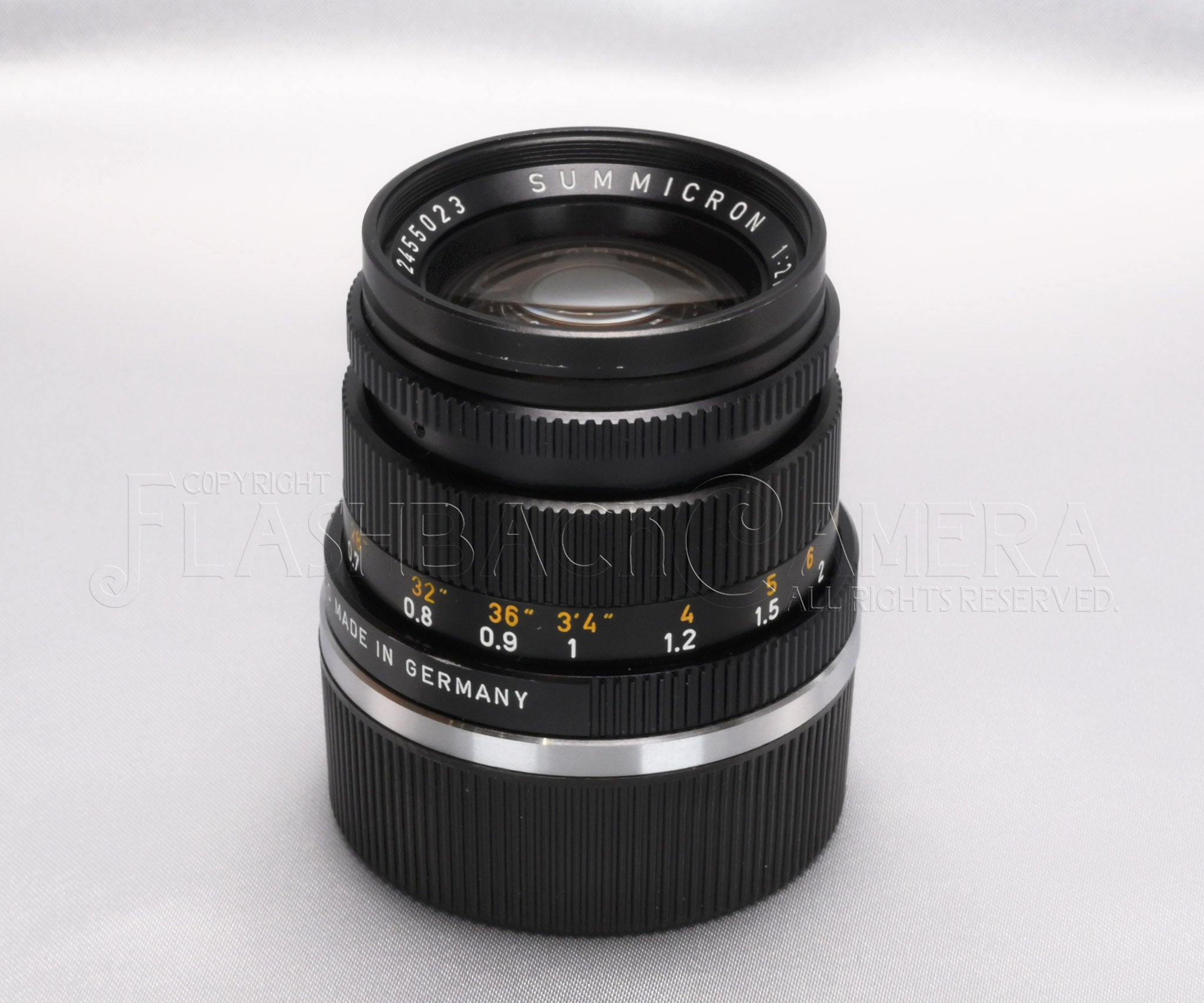 Leica Summicron 50mm f/2 レンズ 1970年製造品美品 Summicron 50mm f2 (M) Black – FLASHBACK CAMERA