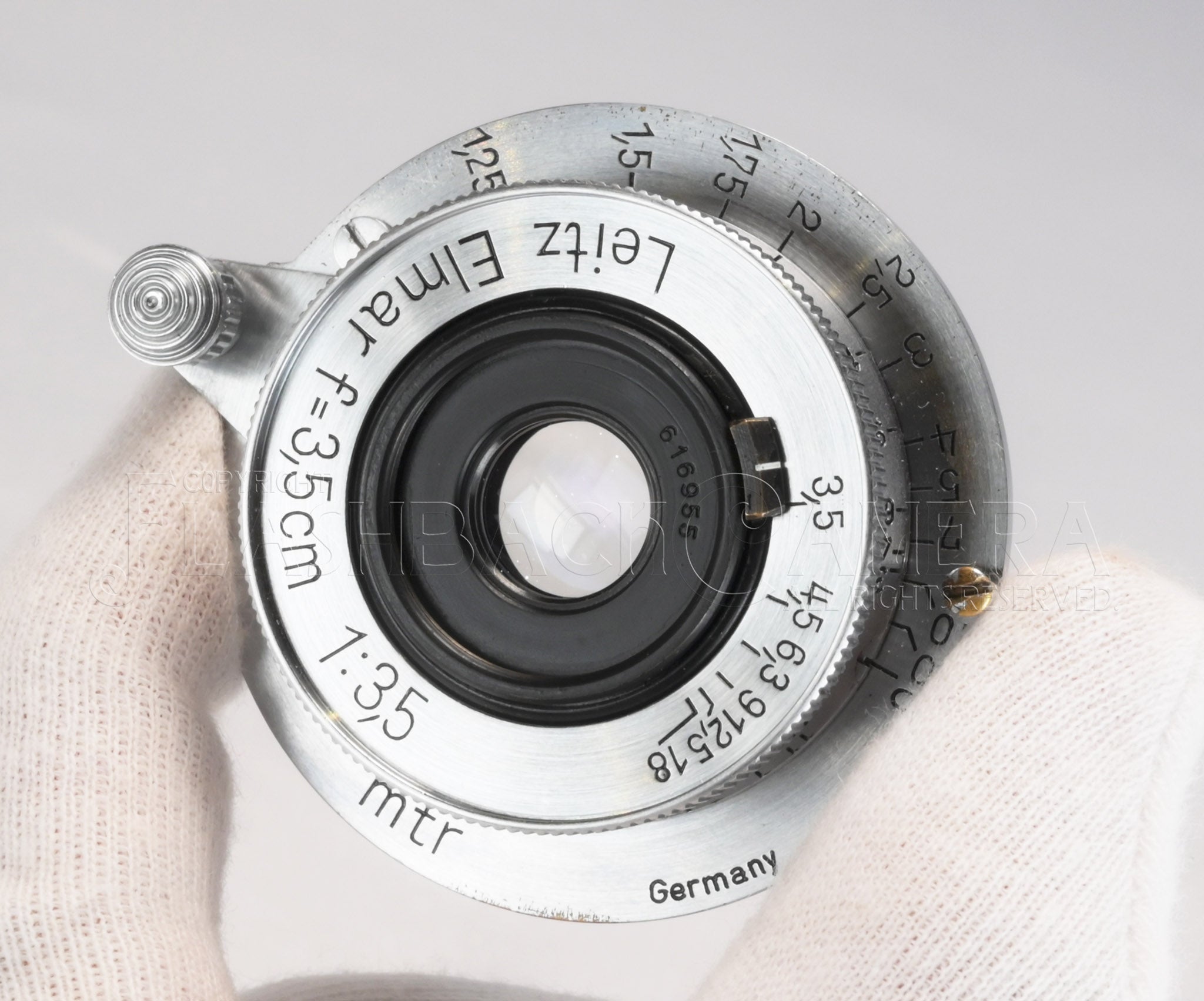 【美品】ライカ エルマー 35mm/F3.5（コーティング付き）Elmar Elmar 35mm f3.5 (L) – FLASHBACK CAMERA