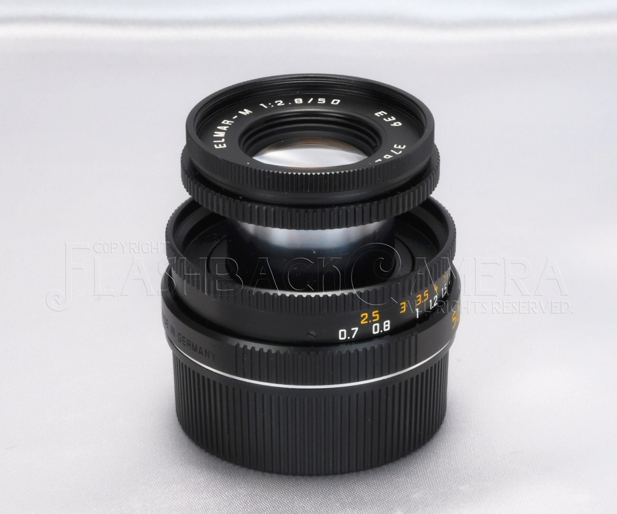 Elmar-M 50mm f2.8 (M) Black – FLASHBACK CAMERA