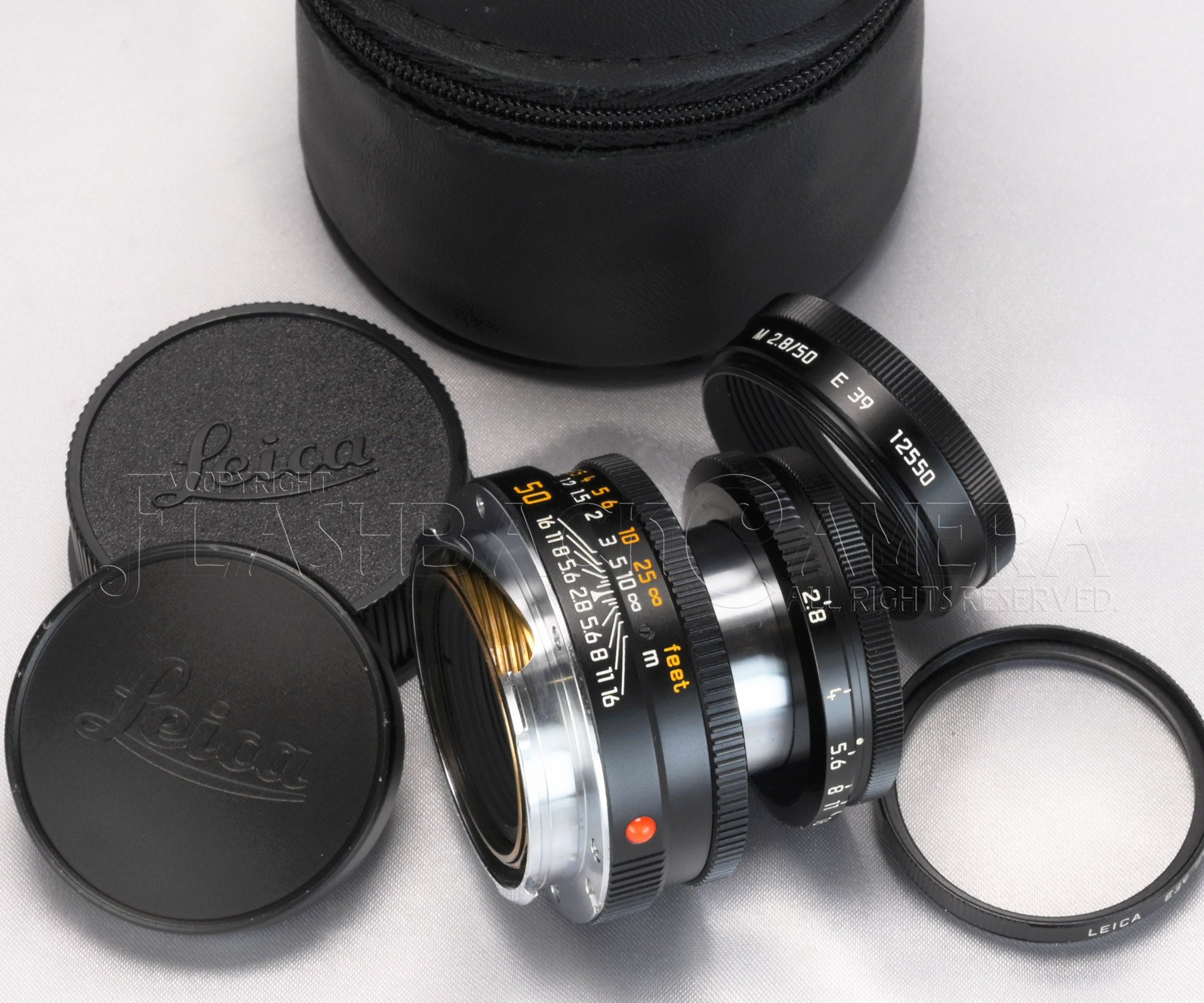 Elmar-M 50mm f2.8 (M) Black – FLASHBACK CAMERA