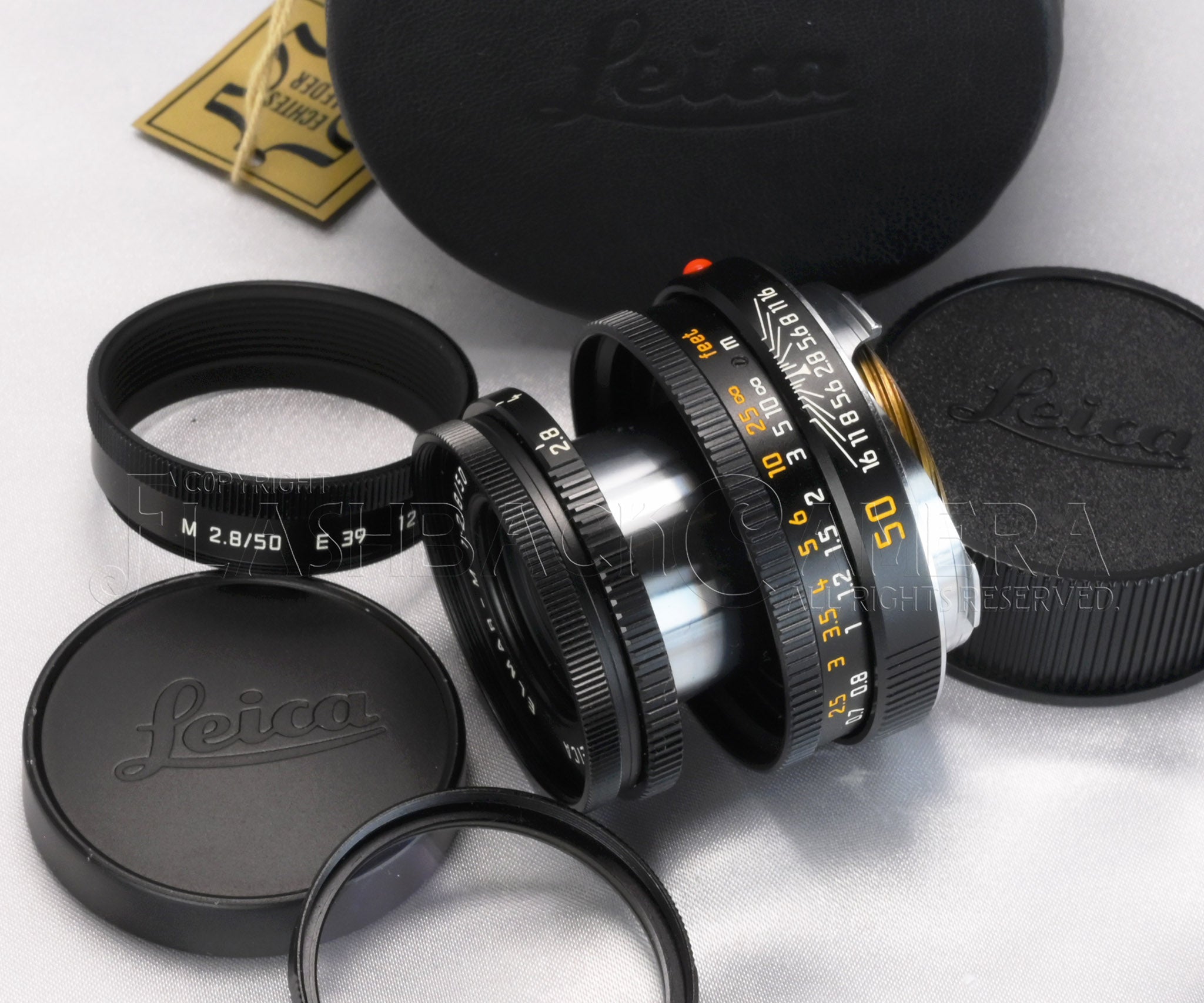 Elmar-M 50mm f2.8 (M) Black – FLASHBACK CAMERA